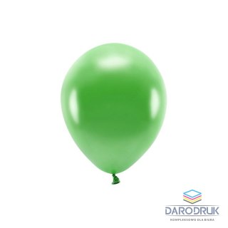 Partydeco Balon gumowy Metalizowane Eco Balloons zielony 260mm Partydeco (ECO26M-101)