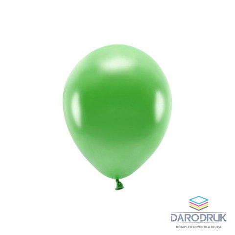 Partydeco Balon gumowy Metalizowane Eco Balloons zielony 260mm Partydeco (ECO26M-101)