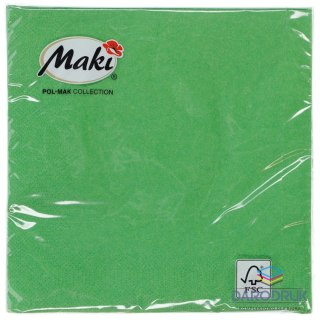 Pol-mak Serwetki zielony papier [mm:] 330x330 Pol-mak (04)