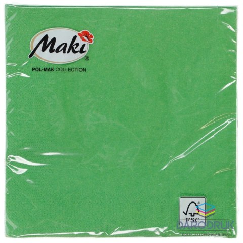 Pol-mak Serwetki zielony papier [mm:] 330x330 Pol-mak (04)