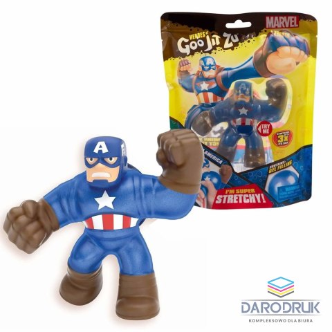 Tm Toys Figurka Goo Jit Zu Marvel Kapitan Ameryka Tm Toys (GOJ41057)
