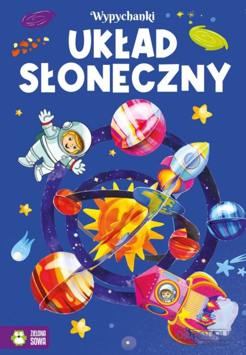 Zielona Sowa Książeczka edukacyjna Wypychanki. Układ słoneczny Zielona Sowa