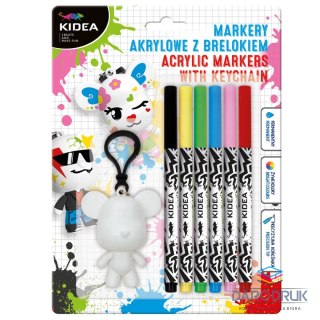 Derform Marker specjalistyczny akrylowe wkład mix okrągła/ścięta końcówka Derform (MABBKA)