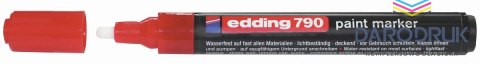 Edding Marker olejowy 790 wkład czerwony 2,0-3,0mm okrągła końcówka Edding