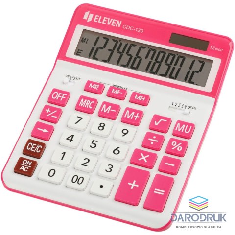 Eleven Kalkulator na biurko Eleven (CDC120WH-RDE)