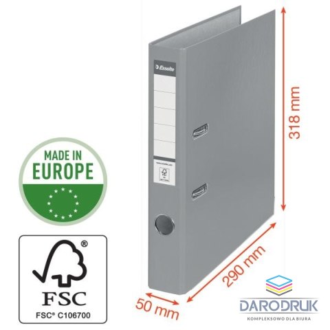 Esselte Segregator dźwigniowy Ekonomiczny A4 50mm pomarańczowy Esselte (81171)