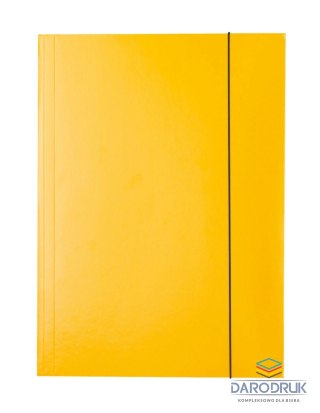 Esselte Teczka kartonowa na gumkę A4 żółty 400g Esselte (13438)