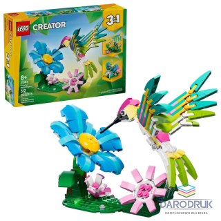 Lego Klocki konstrukcyjne Creator 3w1 Dzikie zwierzęta: kolorowy koliber Lego (31384)
