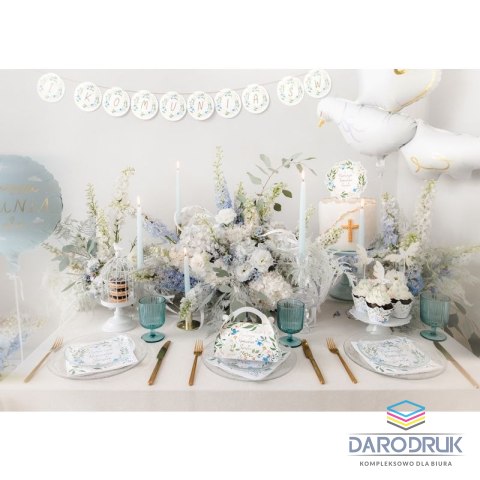 Partydeco Ozdoba na piku Dekoracje do muffinek - Gołębie, 14.5 cm, mix Partydeco (KPM31)