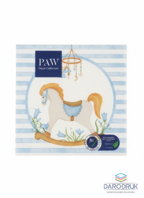 Paw Serwetki Lunch mix papier [mm:] 330x330 Paw (SDL154005)