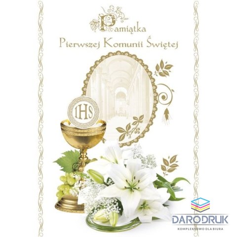 Pol-mak Kartka składana KOMUNIA [mm:] 140x190 Pol-mak (LPOP KOM)