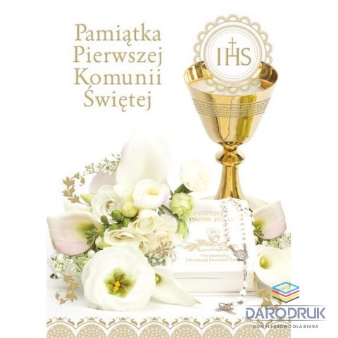 Pol-mak Kartka składana KOMUNIA [mm:] 140x190 Pol-mak (LPOP KOM)