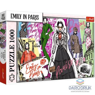 Trefl Puzzle Emily W Paryżu Modowe Inspiracje 1000 el. Trefl (10967)