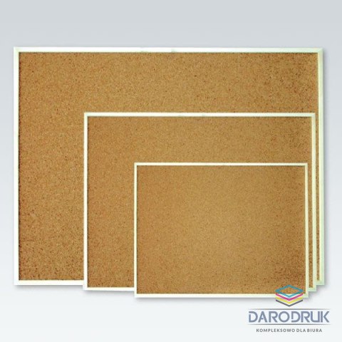 Wielkor Tablica korkowa w drewnianej ramie [mm:] 600x800 Wielkor