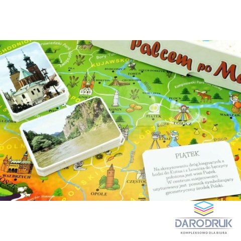 Abino Gra planszowa Palcem po mapie Polska Abino (4183718)