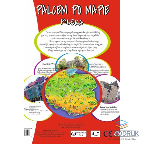 Abino Gra planszowa Palcem po mapie Polska Abino (4183718)