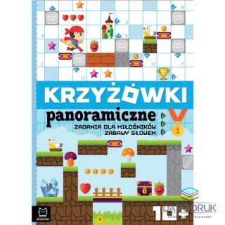 Aksjomat Książka dla dzieci Krzyżówki panoramiczne. Zadania dla miłośników zabawy słowem 10+ Aksjomat