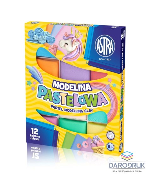 Astra Modelina 12 kol. pastelowa Astra (304118007)