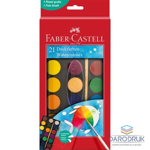 Faber Castell Farby akwarelowe 21 kolor. Faber Castell (12502 FC)