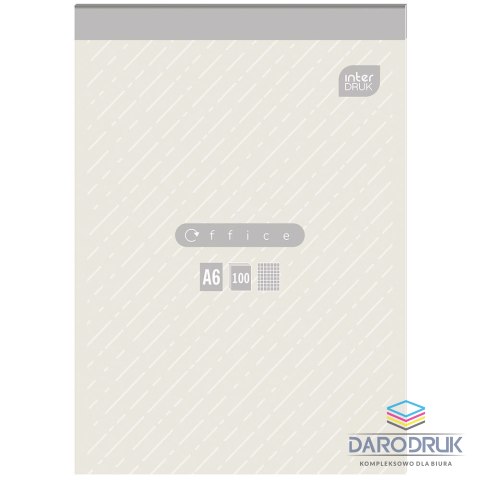 Interdruk Blok biurowy A6 70g 100k Interdruk (BLKA6100)