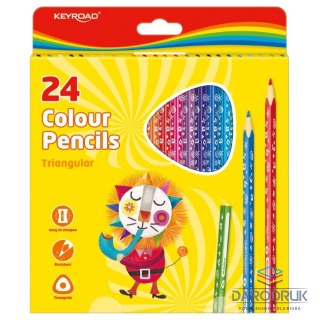Keyroad Kredki ołówkowe 24 kol. Keyroad (KR971277)
