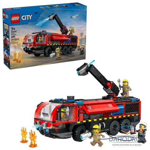 Lego Klocki konstrukcyjne City Lotniskowy wóz strażacki Lego (60499)
