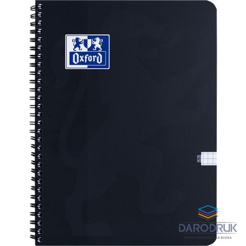 Oxford Notes (notatnik) A4 czarny 80k. krata Oxford (400192076)