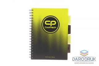 Patio Kołozeszyt (kołonotatnik) B5 CoolPack lEMON 200k. krata Patio (04798CP)
