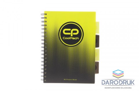 Patio Kołozeszyt (kołonotatnik) B5 CoolPack lEMON 200k. krata Patio (04798CP)
