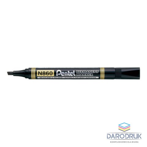 Pentel Marker permanentny wkład czarny 1,2-4,5mm ścięta końcówka Pentel (N860)