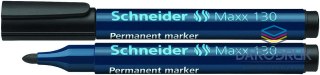 Schneider Marker permanentny Maxx 130 wkład czarny 1,0-3,0mm okrągła końcówka Schneider (SR113001)