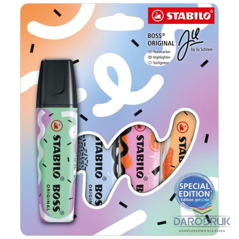 Stabilo Zakreślacz BOSS by Ju Schnee wkład mix 2,0-5,0mm Stabilo (70/4-1-101-5)