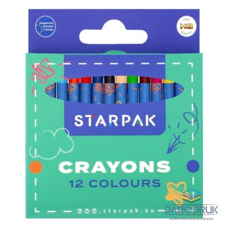 Starpak Kredki ołówkowe woskowe 12 kol. Starpak (397929)
