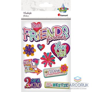 Titanum Naklejka (nalepka) Craft-Fun Series papierowe 3D Friends Titanum (1711)