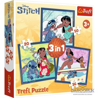 Trefl Puzzle Stitch 3w1 el. Trefl (34896)