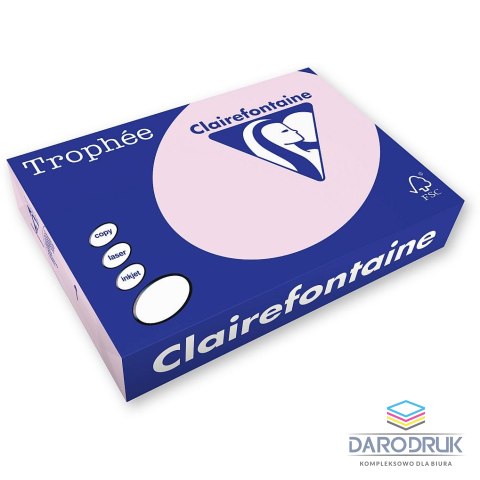 Trophee Papier kolorowy A4 kolorowy różowy 500k. 80g Trophee (xca41973)