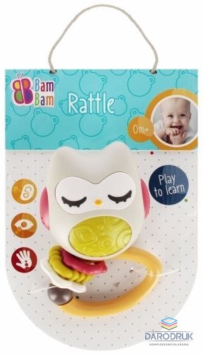 Bam Bam Grzechotka sówka Bam Bam (568975)