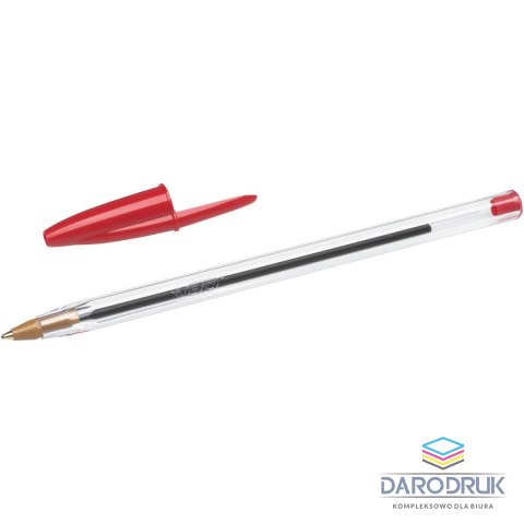 Bic Długopis olejowy Cristal wkład czerwony 1,0mm Bic