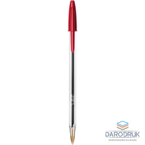Bic Długopis olejowy Cristal wkład czerwony 1,0mm Bic