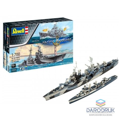 Cobi Model do sklejania Zestaw upominkowy Statki Pacific Warriors 1/700 Cobi (REV-05644)
