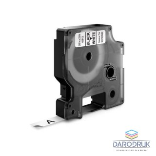 Dymo Taśma Dymo D1 9mm x 7m biała/czarny nadruk