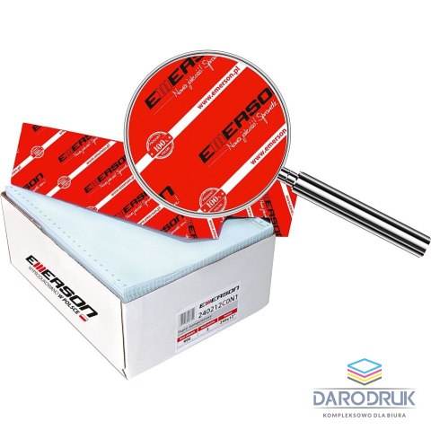 Emerson Papier komputerowy (składanka) c2402n 240/6/(2) 1800 skł. Emerson (240206c0n1red)