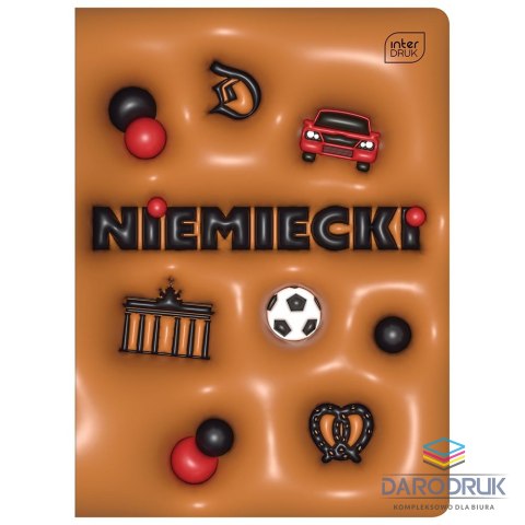 Interdruk Zeszyt tematyczny A5 HYBRID +pigułka wiedzy 60k. 70g krata Interdruk