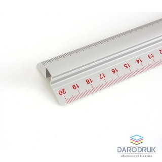 Leniar Linijka aluminiowa 20cm Leniar (30160)