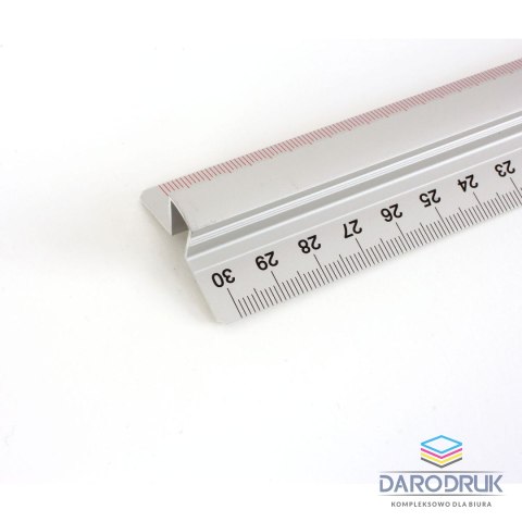 Leniar Linijka aluminiowa 30cm Leniar (30161)