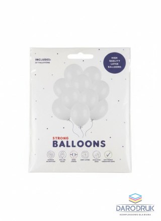 Partydeco Balon gumowy Party Deco BALONY STRONG pastelowy 10 szt niebieski 270mm Partydeco (SB12P-093J-10)