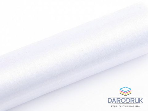 Partydeco Organza Gładka, biały, 0,16 x 9m 150x9 [mm x m] biała Partydeco (ORP16-008)