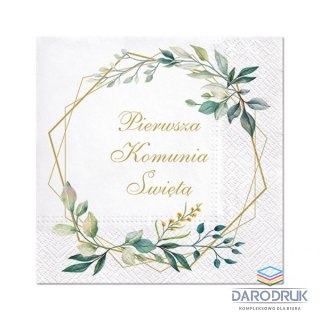 Serwetki Komunia mix nadruk bibuła [mm:] 330x330 (SDL127820)