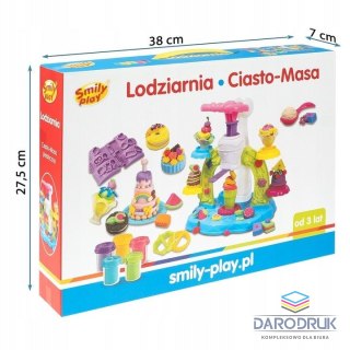 Smily Play Masa plastyczna dla dzieci lodziarnia mix Smily Play (SP84952)