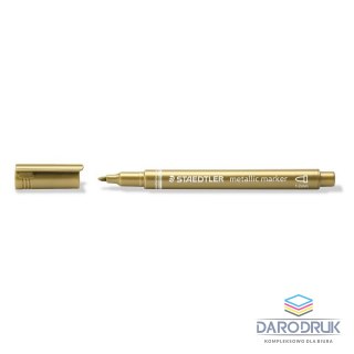 Staedtler Marker permanentny metaliczny wkład złoty 1,0-2,0mm okrągła końcówka Staedtler (8323-11)